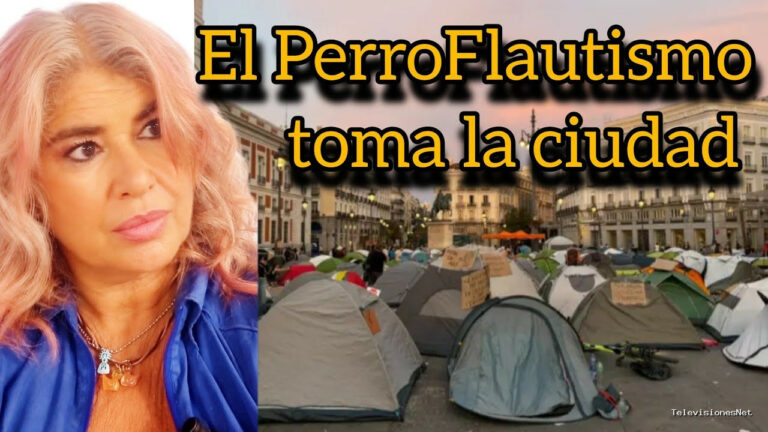 [Cutre Canal] (September 27, 2026) El PerroFlautismo ocupa Sol bajo un cartel de «Ocupa y Ataca»
